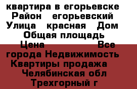 квартира в егорьевске › Район ­ егорьевский › Улица ­ красная › Дом ­ 47 › Общая площадь ­ 52 › Цена ­ 1 750 000 - Все города Недвижимость » Квартиры продажа   . Челябинская обл.,Трехгорный г.